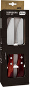 Di Solle Sollewood Steakmes Jumbo set 4 stuks in doos RVS duurzaam houtcomposiet