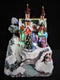 B/O - Kersttafereel kerk - Fiber optic rivier met ledverlichting en muziek - Multicolour