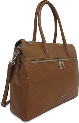 Gigi Fratelli Dames Leren Schoudertas iPad Romance Business ROM8005 Saddle