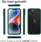 Accezz iPhone 14 - 360° Full Protective Cover - Militaire valbescherming tot 1,5 meter - Groen