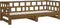 vidaXL - Slaapbank - uitschuifbaar - grenenhout - honingbruin - 2x(90x200) - cm