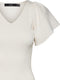 VERO MODA VMGINNY SS V-NECK PULLOVER NOOS - Dames Trui - Maat S