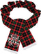 Plenty Gifts Kerst Sjaal - Hondensjaal - Good Dog - Rood/Groen - L