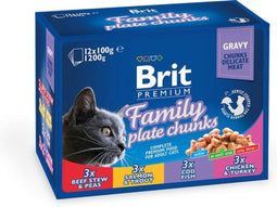 Brit Premium Cat Pouches Family Plate
