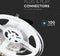 V-TAC VT-3528 120-IP20-N LED Stripverlichting - Striplights 3528 - 120 - IP20 - 3000K - Prijs/1m (5m Rol)
