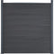 vidaXL - Schuttingpaneelset - 353x186 - cm - HKC - grijs