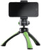 Mantona 21407 - Mini-tripod - Draaggewicht 2,5kg - Max hoogte 17cm - Zwart Groen