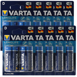 Varta High Energy Mono / D 4920 10x 2-piece blister