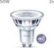 Philips energiezuinige LED Spot - 50 W - GU10 - warmwit licht - 2 stuks - Bespaar op energiekosten