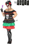 Dia de los Muertos jurk voor dames - Volwassenen kostuums