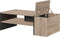 Diagone - Salontafel - Bruin - 107x60x38 cm