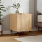 vidaXL - Nachtkastje - 40x40x50 - cm - bewerkt - hout - sonoma - eikenkleurig