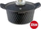 Diamond Line Die Cast Kookpan- 32cm (9.7L) - Minder Olie, Meer Kookgemak - Vaatwasserbestendig - Marmeren Coating, Diamantvorm - Inductie - 35% Energiebesparing -Geschikt voor Inductie, Gas, Keramiek, Elektrisch