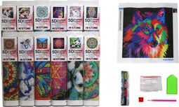 Diamond painting 30 x 30 cm assorti u ontvangt 1 exemplaar