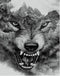Diamond painting de luxe 30x40 cm -Wolf