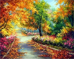 Diamond painting - Landschap in de herfst - 40x50cm