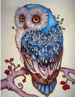 Diamond Painting - Uil - 25 x 30 cm - Maak de mooiste schilderijen helemaal zelf