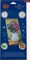 Diamondpainting Crystal Art Kaart Bloemenvaas 11x22cm