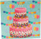 Diamondpainting Crystal Art Kaart cake 18x18cm