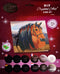 Diamondpainting Crystal Art Kaart Paard 18x18cm