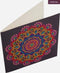 Diamondpainting Crystal Art Kaart Paarse Mandala 18x18cm