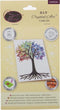 Diamondpainting Crystal Art Kaart Regenboogboom 10x15cm