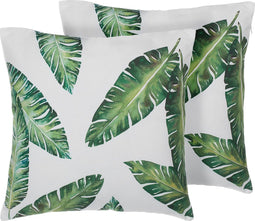 DIANELLA - Sierkussen set van 2 - Groen - 45 x 45 cm - Polyester