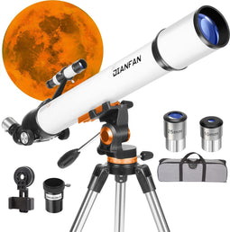 Dianfan Teleskop - Professionele Astronomie Telescoop - 70mm Opening - 700mm Brandpuntsafstand