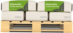 Diatomeeënaarde (25 zakken - 250 kg) - Diatomaceous Earth - Diatomeeënaarde Kippen - Roofmijt - Bloedluis Kippen - Bedwantsen - 100% Zuiver - Ultra fijn Poeder - Organifer