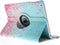 Tablet Hoes Geschikt voor iPad Air 2 (2014) - 360° Draaibare Design Bookcase - Roze / Meerkleurig /Pink Blossom