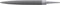 Dick 11561220 Precisievijl, halfrond 125 mm, kap 2 Lengte 125 mm 1 stuk(s)