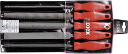 Dick 13042000 Vijlen/rasp-set, kap 2, 5-delig Lengte 200 mm 1 set(s)