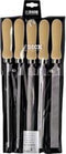 Dick 13142020H Set werkplaatsvijlen 5-delig met houten handgreep Slaglengte 200 mm 1 set(s)