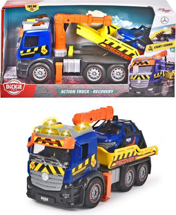Dickie Toys Action Truck - Ophaalwagen - 26 cm - licht en geluid - Speelgoedvoertuig