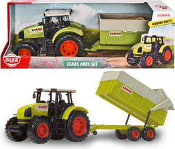 Dickie Toys Claas - Tractor & Aanhangwagen - 57 cm - Speelgoedvoertuig
