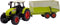 Dickie Toys Claas - Tractor & Aanhangwagen - 57 cm - Speelgoedvoertuig
