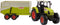 Dickie Toys Claas - Tractor & Aanhangwagen - 57 cm - Speelgoedvoertuig