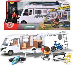 Dickie Toys Hymer Camper - 30 cm - Licht & Accessoires - Speelgoedvoertuig