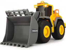 Dickie Toys Volvo - Wiellader - Constructie - 23 cm - Licht & Geluid - Speelgoedvoertuig
