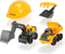 Dickie Volvo Constructie Werkvoertuigen met Helm