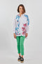 DIDI Dames Blouse handpainted Craft in birdgarden maat 40