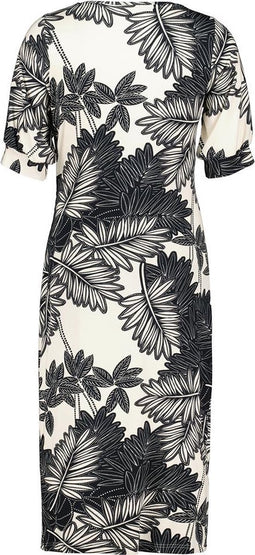 DIDI Dames Dress Bowy in offwhite with Floret print. maat 38