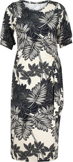 DIDI Dames Dress Bowy in offwhite with Floret print. maat 42