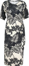 DIDI Dames Dress Bowy in offwhite with Floret print. maat 42
