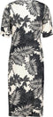 DIDI Dames Dress Bowy in offwhite with Floret print. maat 48