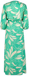 DIDI Dames Dress Dawn in green with Island print maat 40