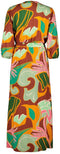 DIDI Dames Dress Dawn in offwhite with Seasons print maat 46