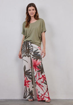 DIDI Dames Loose tee Flow in aloe green maat 36