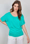 DIDI Dames Loose tee Flow in ceramic green maat 48