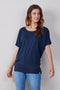 DIDI Dames Loose tee Flow in dark blue maat 36